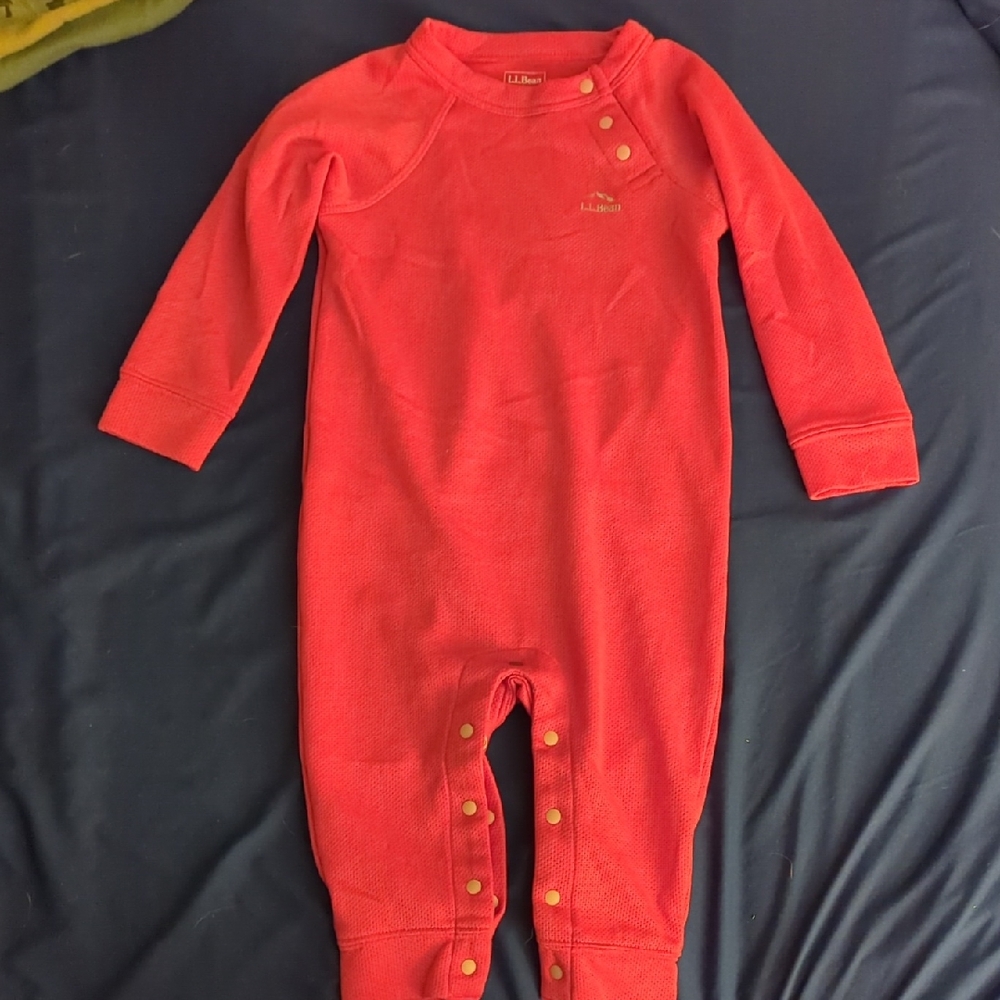 L.L. Bean Pink Infant Wicked Warm Baselayer
